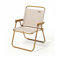 Foldable Design Low-Silhouette Camp Armchair Lightweight Folding Chair Long-Lasting Portable Seat Strong Frame for Picnickers, Beachand Travelers, Fishing, Picnic, Picnics, Beach