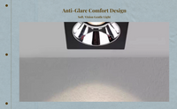 Double Head LED Anti-Glare Recessed Downlight