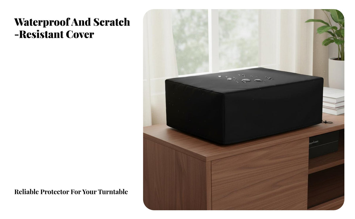 Turntable Dust Cover Dustproof Vinyl Player Cover Scratch Resistant Audio Equipment Protector for Storage