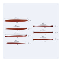 7 Pieces Wooden Clay Tool Set Long-Lasting Pottery Tool Kit Shaping