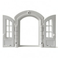 French Pet Door Latchable Pet Door with Latch Easy Access for Bedroom