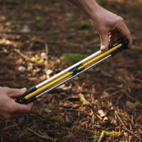 Telescopic Tent Pole Automatic Tent Support Rod Awning Accessory Iron Aluminum Fiberglass