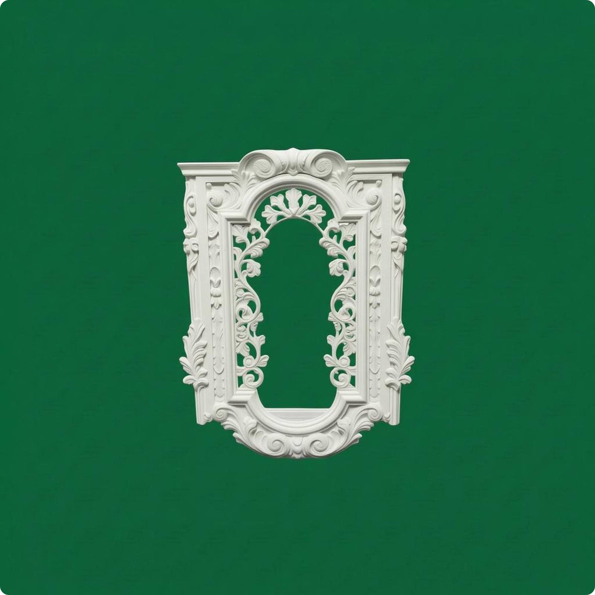 Dollhouse Miniature Baroque Design Wall Frame Balanced Gothic Wall Frame Classic Residence Miniature Scene Decoration