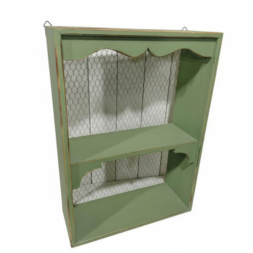Rustic Cubby Shelf with pegs Multi-Functional Display Rack Multipurpose