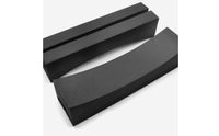 2 Pieces Recessed Strap Channel Foam Roof Pad High-Density Fabric Strapping Kayak Roof Pad Curved Rectangular Board Carrier Wear-Resistant
