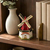 Dutch Mill Box Compact Home Decoration Fading Resistant