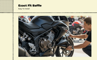 Carbon fiber engine guard, lightweight
