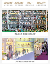 宠物用品花盆跨境环保树脂摆件治愈系桌面小摆件