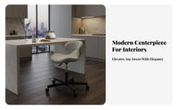 Lowspine Rolling Chair Thick Foam pad Office Furniture Easy Assembly