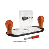 Router Plane with Wood Grip Clear Body Router Plane Adjustable for Workshop