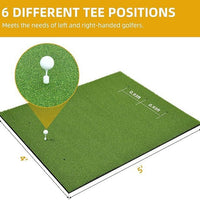 Golf Hitting Mat with Tees for Practice