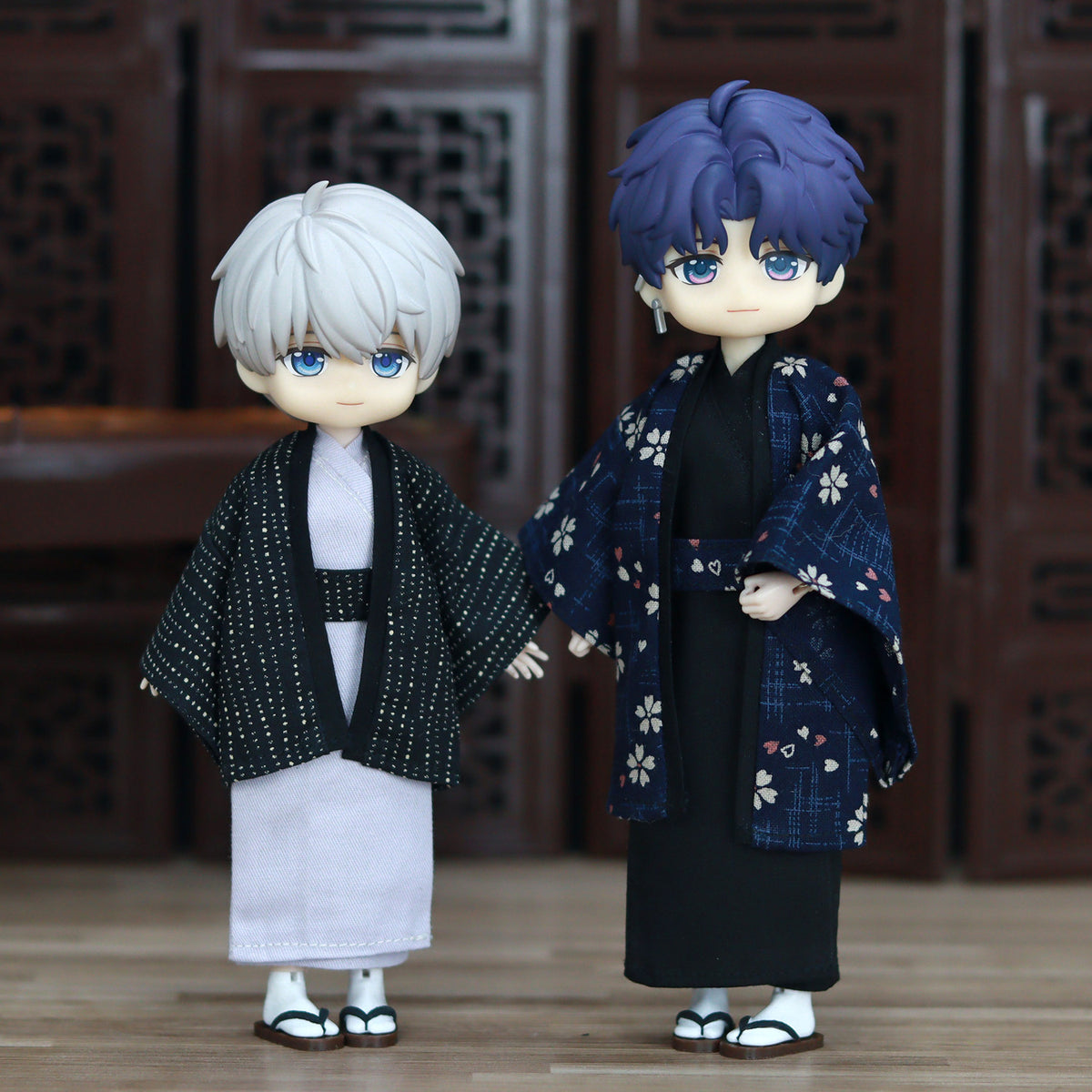 OB11 Kimono Yukata Set for GSC Nendoroid, MOLLY, BJD Bodies, 1/12 Scale