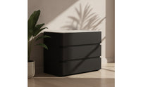 Bedside Cabinet with Drawers Floor-Standing Nightstand with Drawers No Assembly Required Nightstand for Bedroom, Apartment