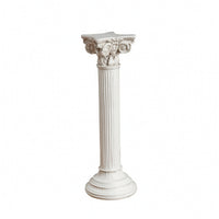 Column Candle Holder Roman-Style Candle Holder with Pedestal Base for Weddings