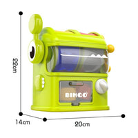 Brightly Colored Dinosaur Shape Sorter Hands-on Shape Matching Toy with Blocks Interactive Educational for Preschoolers