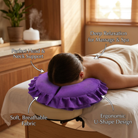 Massage Table Face Cradle Pad Prone Pillow, Thickened Face Cradle with Double Zipper, Massage Headre - Image 8