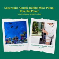 Quiet, powerful wave pump for aquariums.