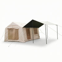 Spacious Inflatable Camping Tent Family Inflatable Cabin Tent Sunshade Shelter Long-Lasting for Campers