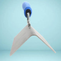 Rust-Proof Stainless Steel Corner Trowel Thickened Blade 90 Degree Corner Trowel Creates Even Finish 90 Degree Plastering Tool Long-Lasting Construction for Plasterers, Masons, DIY Enthusiasts, Home Improvement