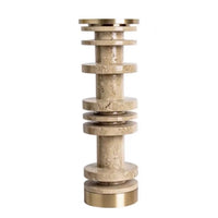 Sculptural Candle Holder Architectural Candlestick Holders Sturdy for Tabletop