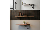 Deer Branch Wall Shelf Bracket Heavy Duty Deer Branch Shelf Bracket Nature-Motivated Hardware for Kitchen