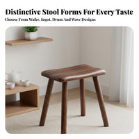 Saddle Seat Stool adaptable Indoor Seating Sturdy Frame long-lasting Construction for Adults, Guests, Bedroom