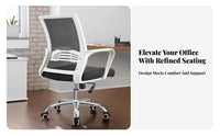 Drafting Chair with Foot Footrest 360-Degree Swivel for Reception Desk