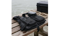 Detachable Foam Fishing Life Vest Long-Lasting Material Fishing Vest with Pockets Comfortable Fit Water Sports Gear Buoyant for Fishermen, Anglers