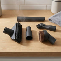 5 Pieces Vacuum Attachment Set Black Crevice Cleaning Kit Wide Compatibility