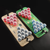 Mini Double Basketball Board Drinking Game Tabletop Football Toy