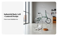 Folding Bike Front Rack Lightweight Front Bike Rack Cycling Equipment Stable Design Easy to Assemble for Town Commuting