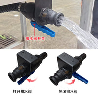 RV Waste Water Drain Valve with Manual Quick Connect