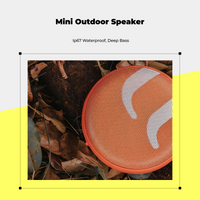 Waterproof outdoor speaker with bass