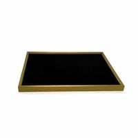 Jewelry Display Tray Rectangular Jewelry Tray with Velvet Lining Shielded for Collectors, Boutique