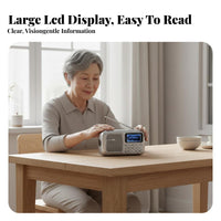 Retro Bluetooth Radio Rechargeable Battery radio Receiver Clear Sound Quality