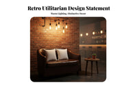 rustic Booth and Chair Set Retro Design rustic design Chair Padded Seat robustDuty for Pub, Bistro, Banquet Hall
