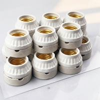 Heat Lamp for Reptile Heat Lamp Use with E27 Lamp Holder, High Temperature Resistant Bulb Holder for E27 Lamp, 20 Pack 600W with Screws, Pet
