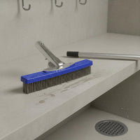 Algae Brush Stainless Steel Handle Pool Brush Heavy Duty