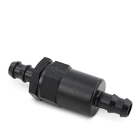 PERRIN Inline Fuel Filter 30 Micron Aluminum Black 1/2" 3/8" 5/16"