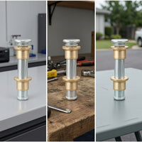 Aluminum Door Hinge Pin and Bushing Kit Long-Lasting Door Hinge Repair Kit Reliable Hardware Sturdy for Garage