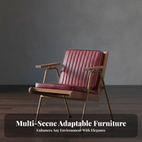 utilitarian Frame Loveseat Retro Design Sofa Comfortable Upholstery Ergonomic Support for Interior Designers, Balcony, Bedroom