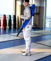 Universal Lightweight Fencing Backpack with Thick Padding, Adjustable Straps, Durable and Water-Resistant, Portable Double Foil Bag