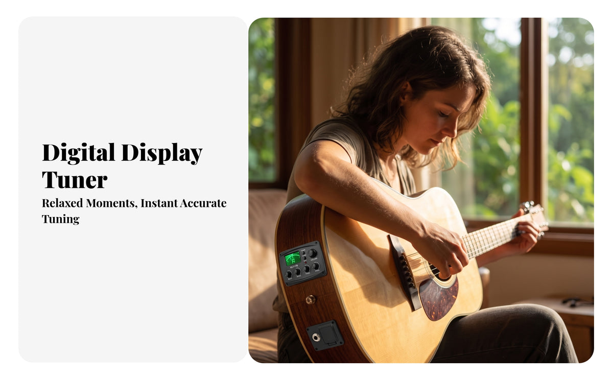 4-Band Acoustic Guitar Pickup System