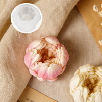 DIY Peony Bud Mold Reusable Peony Candle Mold Flexible Easy to Demold