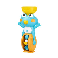 Upright Frog Bath Toy Cute Bath Toy with Water Wheel Sensory Easy to Clean for Bathroom