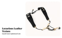 Adjustable Saxophone Harness Weight Distributing Padded Saxophone Strap Clip Hooks Sax Shoulder Strap