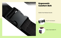 Durable tool pouch with belt