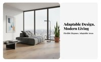 sectional Modular Cube Sofa Minimalist Design Living Room Furniture Italian inspired by Sectional Seating for Homeowners, Adults, Lounge Area, Home Theater, Office