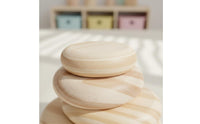 Early Learning Wooden Stacking Stones Polished Edges Rainbow Stacking Stones for Home, Preschool