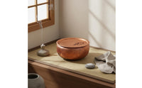 Tea Wash Bowl Handmade Tea Waste Bowl Japanese Tranquil Style Tearoom Ceremony Accessories